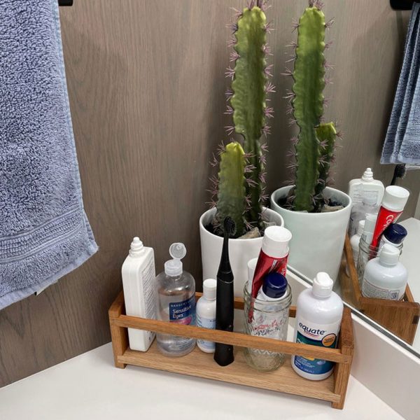 Ahşap Banyo Mutfak Organizeri
