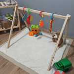 Ahşap Bebek Oyun Alanı , Oyun Halısı Etkinlik Oyuncağı