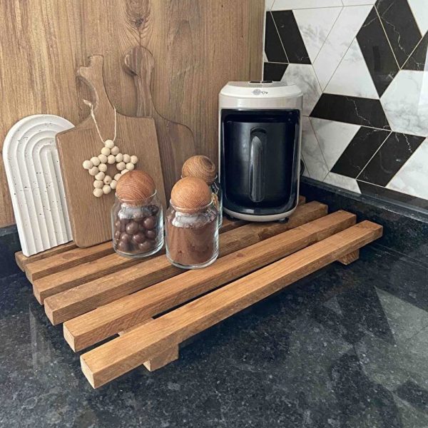 kahve makinesi altı stand