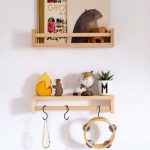 2'li-Montessori-Çocuk-Odası-Eğitici-Kitaplık-Raf-Seti,-Ahşap-Duvar-Rafı-1