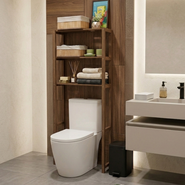 ahşap-banyo-raf-ceviz