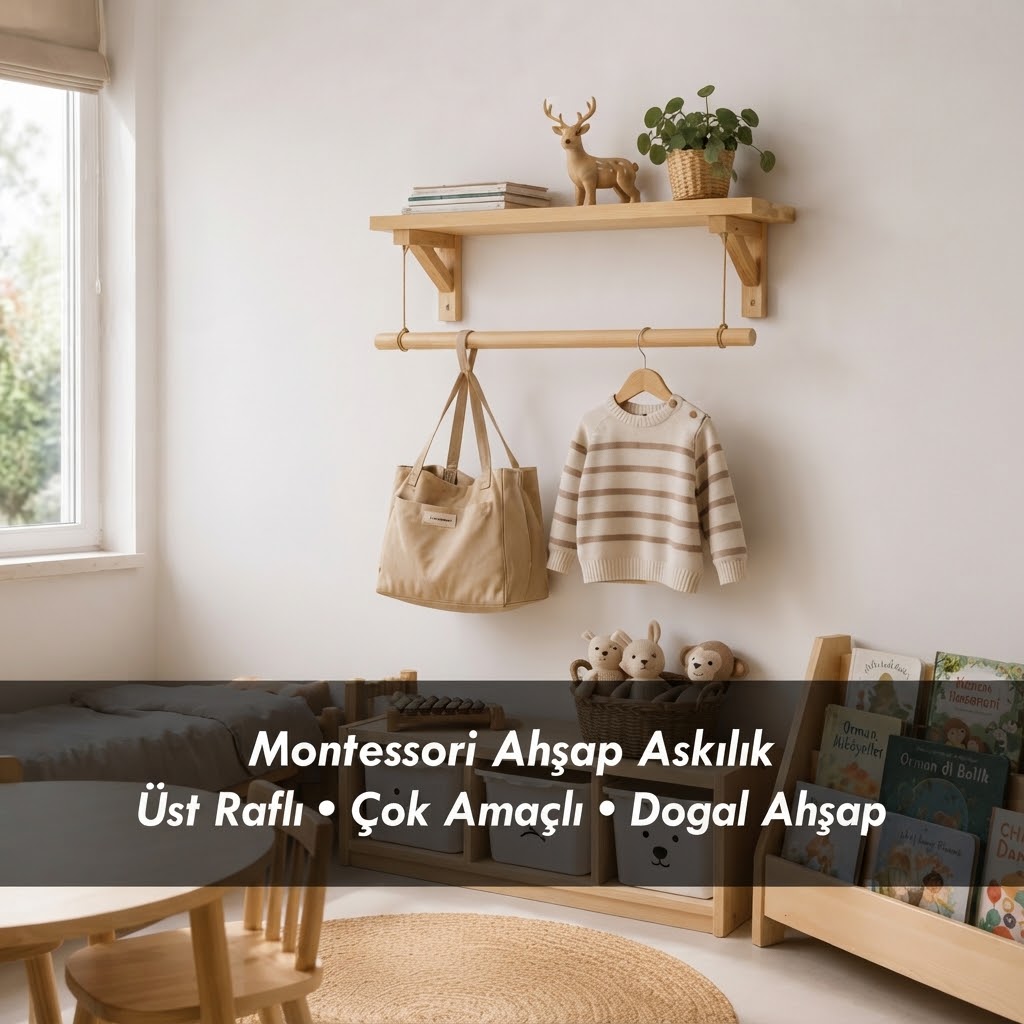 Ahşap-Duvar-Askılığı-Naturel Ahşap-Duvar-Askılığı-Naturel