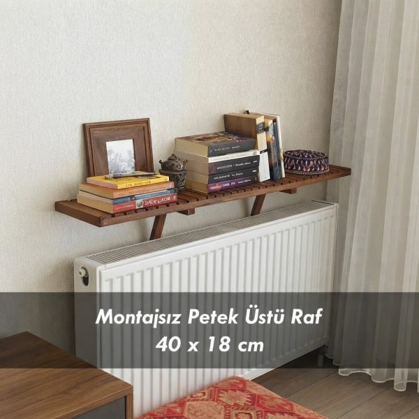 Montajsız Petek Üstü Uçan Raf Dresuar-40x18