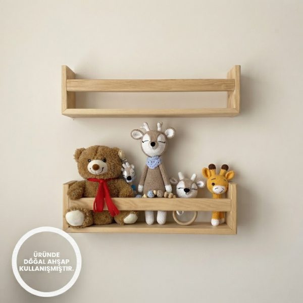 Tekli Montessori Kitaplık Raf